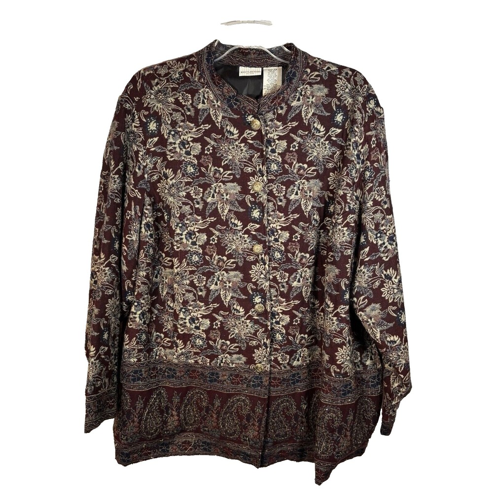 White Stag Women's size 16 W Jacket BOHO , Multi Color, India